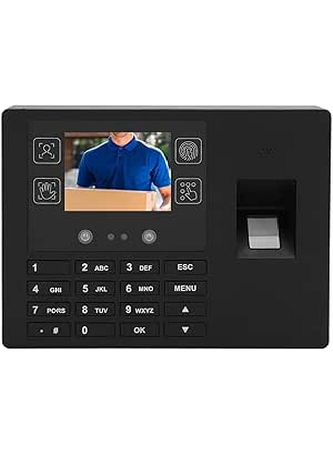 Clock In Clock Out Machine 2.8 Inch Biometric Time Recorder Multifunction For Business Office - Image 1