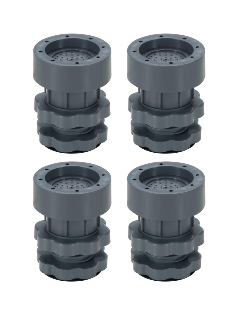 INNOHOME Washing Machine Anti-Vibration Pads, Set of 4, Grey, Heavy Duty Shock Absorbing Feet  - Image 1