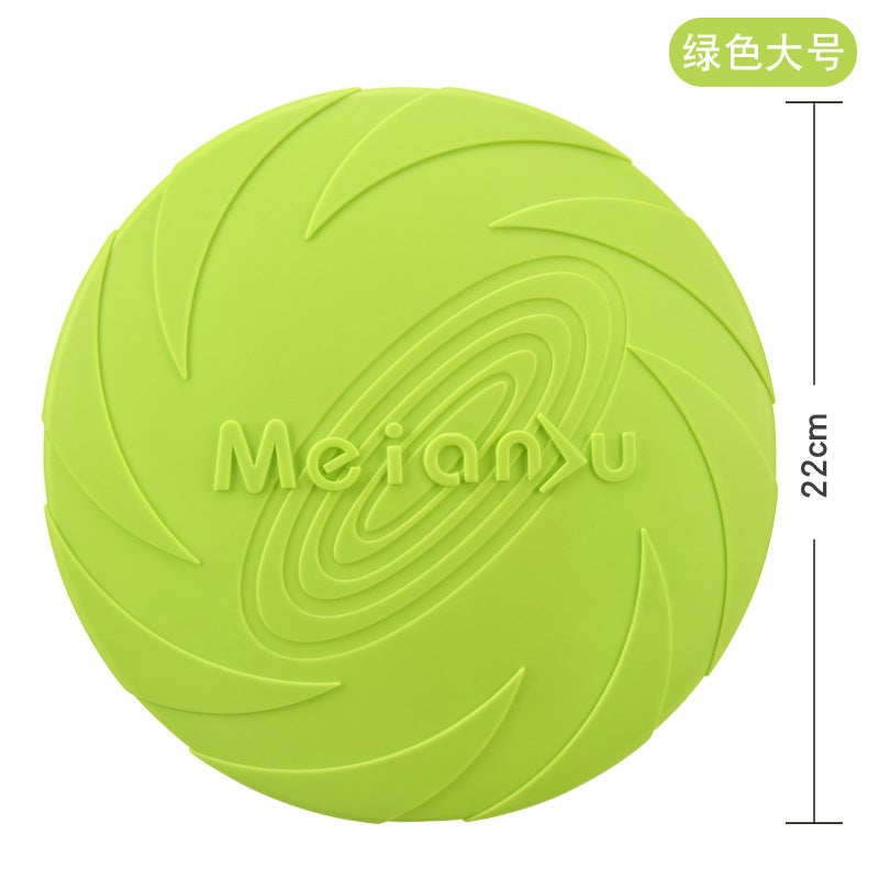 Generic Durable Dog Frisbee Training Flying Disc Large green (220mm) 