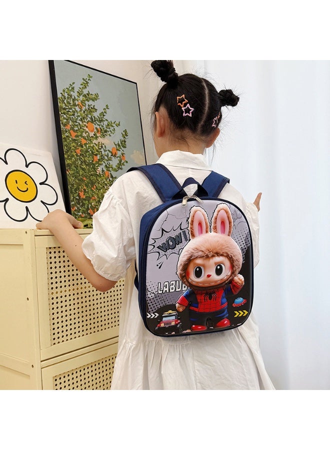 LABUBU New Children's Backpack Labubu Kindergarten Hard Shell Bag EVA Boys and Girls School Bag Large Capacity Backpack 30*25*7 CM - Image 3