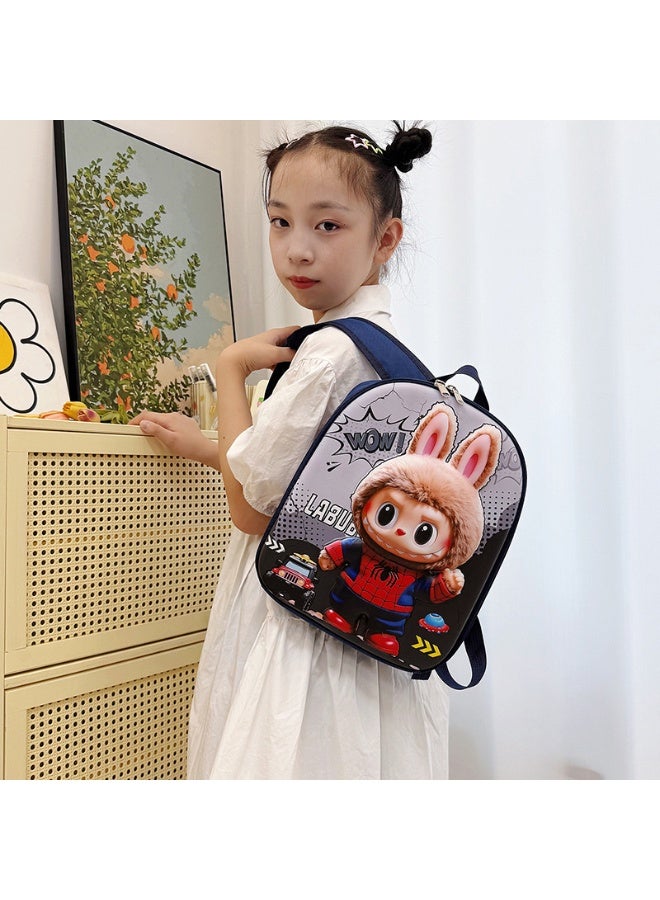 LABUBU New Children's Backpack Labubu Kindergarten Hard Shell Bag EVA Boys and Girls School Bag Large Capacity Backpack 30*25*7 CM - Image 4