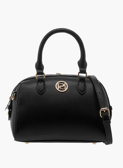 Paprika Logo Accent Tote Bag with Detachable Strap and Zip Closure