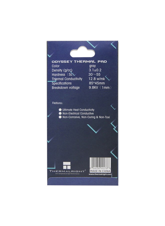 Thermalright وسادة سيليكون حرارية من ثيرمالرايت لذاكرة الرسوميات في اللابتوب لجسر الشمال والجنوب/12.8 واط/85*45*2.5 مم ملحقات تبديد الحرارة - Image 3