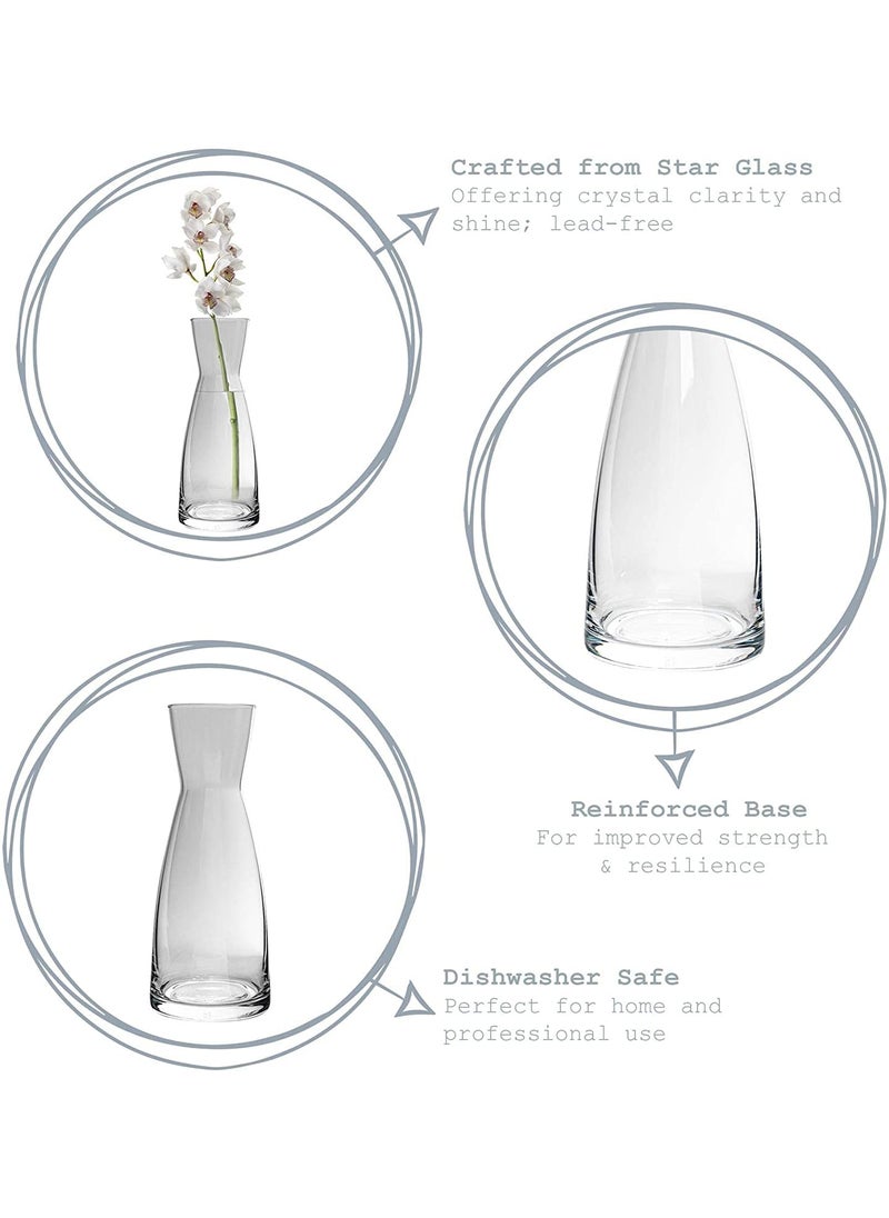 Bormioli Rocco Bormioli Rocco Glass Vase 20.6 Cms 1 Pc, Ypsilon Caraffa Transparent  - Image 2