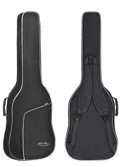 Mike Music Guitar Bag Gig Bag 41 Inch Dual Adjustable Shoulder Strap Padded Soft Guitar Case Acoustic Guitar Gig Bag 8mm Padding Backpack with Back Hanger Loop and Neck Strap For 40" & 41-Inch Acoustic Guitar  - Image 1