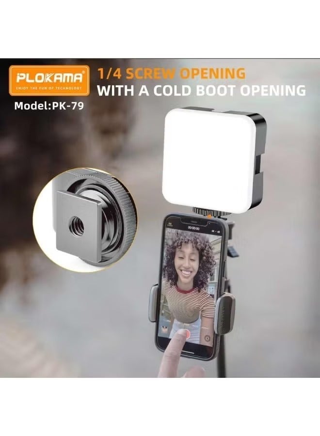 Plokama PK-79 Led Video Light - Small and lightweight LED video light - Image 4