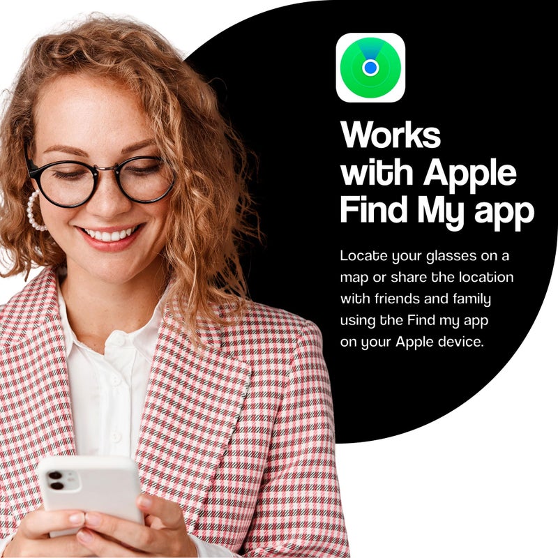 ORBIT x نظارات - ابحث عن نظاراتك وApple Find My (لنظام iOS فقط)، متتبع النظارات - غير مدعوم على Android - Image 2