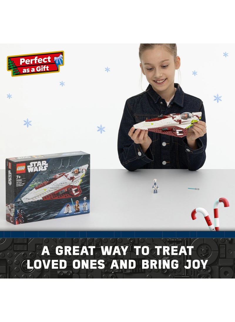 LEGO Star Wars™ Obi-Wan Kenobi’s Jedi Starfighter™ 75333 Building Kit (282) Pieces  - Image 3