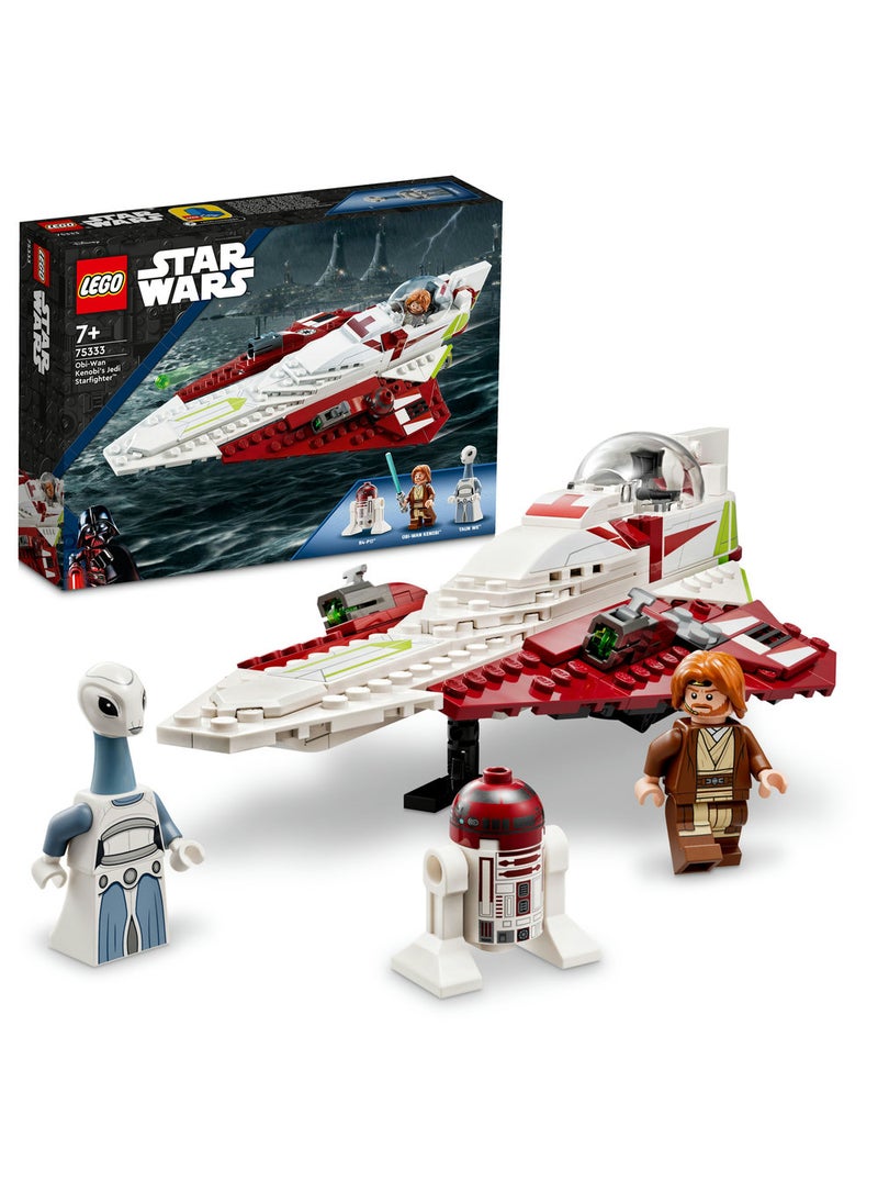 LEGO Star Wars™ Obi-Wan Kenobi’s Jedi Starfighter™ 75333 Building Kit (282) Pieces  - Image 1