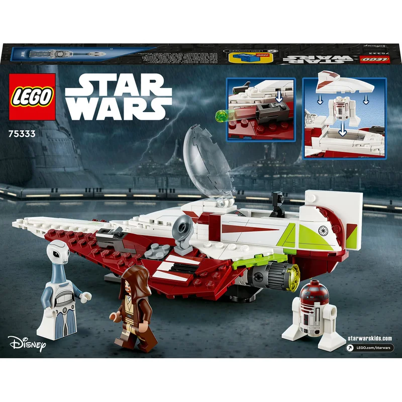 LEGO Star Wars™ Obi-Wan Kenobi’s Jedi Starfighter™ 75333 Building Kit (282) Pieces