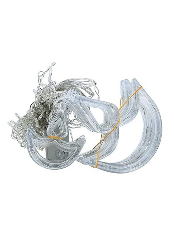 Tree Decorative Diya Diwali Light Curtain, String Lights with 12 Hanging Diyas, 8 Flashing Modes - 2.5 Meter (1 Curtain) 138 LED , Diwali Decorative Light , Decorative Curtain LED Light
