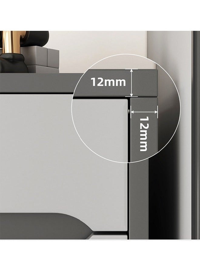 إن كي أكس خزانة أحذية فاخرة متعددة الوظائف للمدخل وأدراج تخزين 140 سم - Image 4