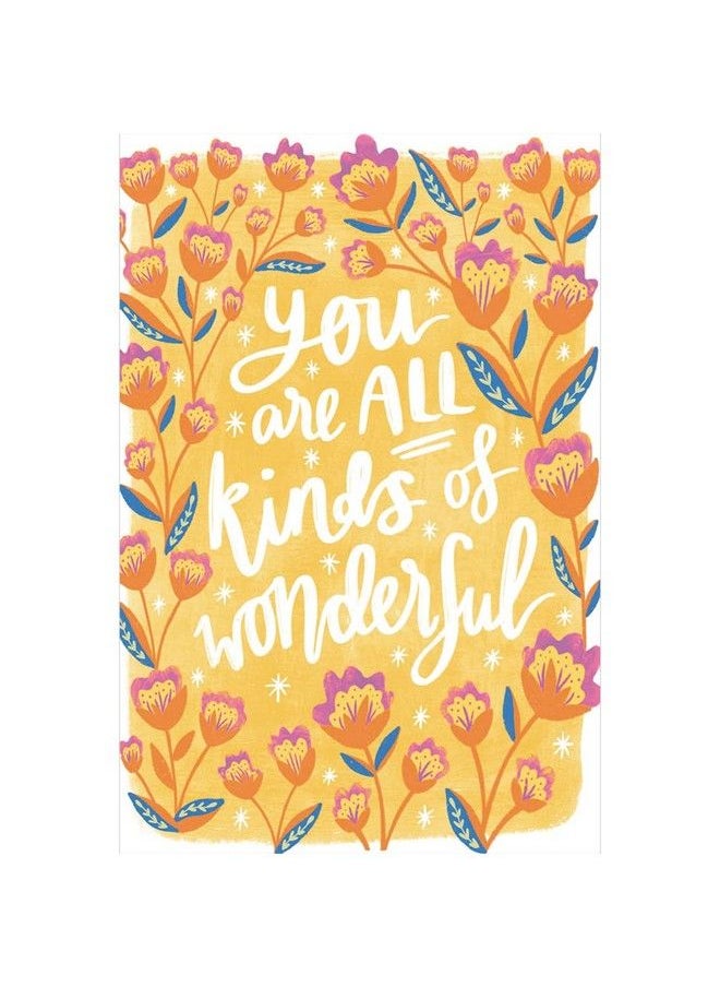 Tree-Free Greetings 12 Pack All Occasion Notecardseco Friendlymade In Usa100% Recycled Paper Econotes4''X6'' All Kinds Of Wonderful (Fs60007)  - Image 1