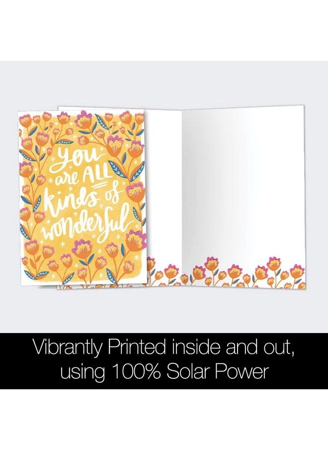 Tree-Free Greetings 12 Pack All Occasion Notecardseco Friendlymade In Usa100% Recycled Paper Econotes4''X6'' All Kinds Of Wonderful (Fs60007)  - Image 4