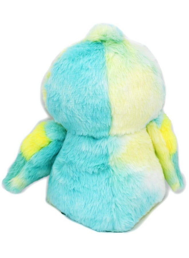 Mirada Plush Stuffed Animal 28Cm Glitter Eye Parrot - Tie Dye Green - Image 2