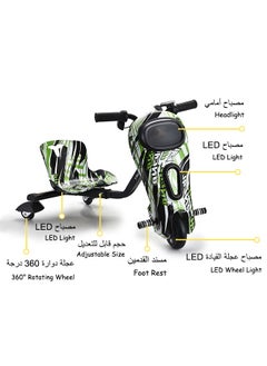 Mini Electric Drift Scooter Toy, 36V High-Power 360° Electric Drifting Scooter - Adjustable with Bluetooth, Includes Protective Gear - Ideal for Kids & Teens - pzsku/ZB6FB9E50850BD4287E55Z/45/_/1734426702/6be3ee76-51d7-473b-9424-4a0316fa251e