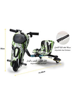 Mini Electric Drift Scooter Toy, 36V High-Power 360° Electric Drifting Scooter - Adjustable with Bluetooth, Includes Protective Gear - Ideal for Kids & Teens - pzsku/ZB6FB9E50850BD4287E55Z/45/_/1734426709/e8223809-b5cc-4f03-bafd-dbe75146b965