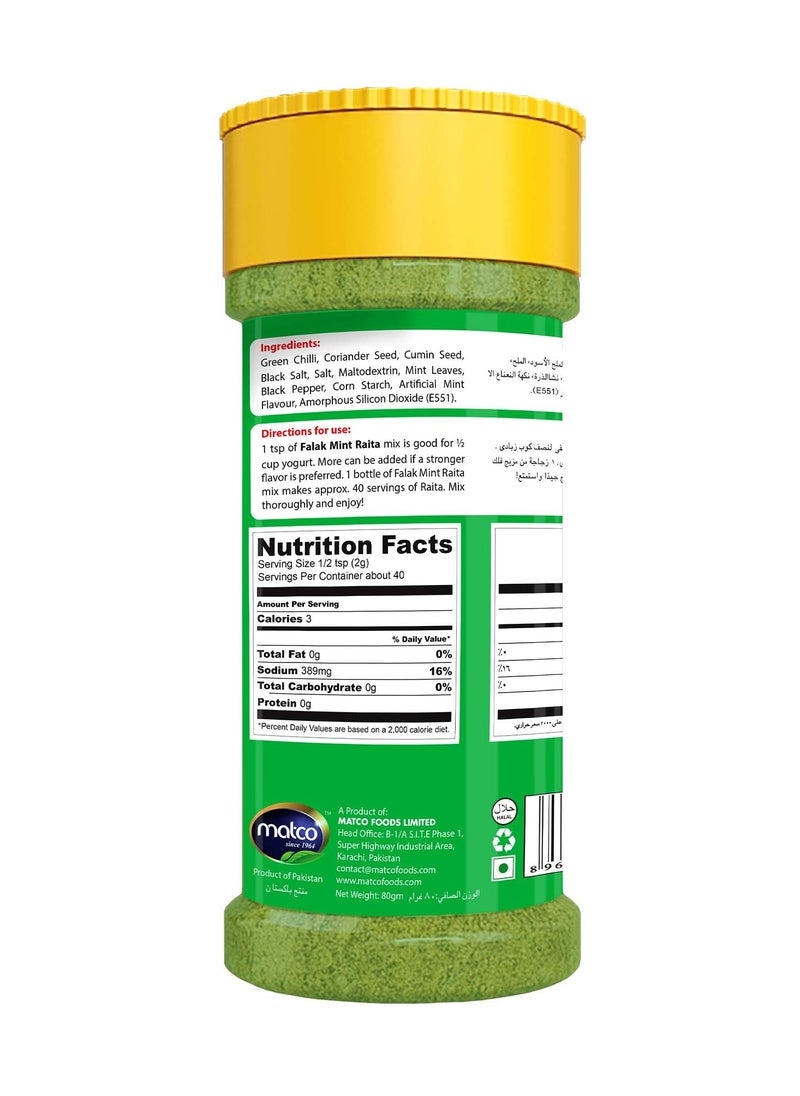 Falak FALAK MINT RAITA MASALA 80GM  - Image 2