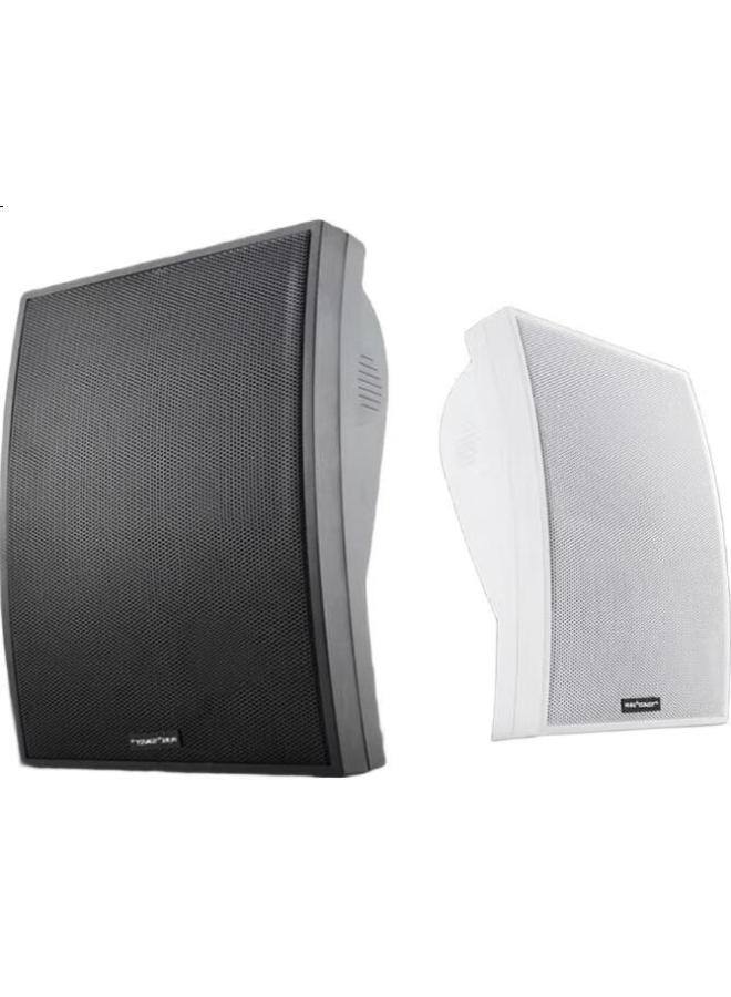 SAST Sast Dw70 Constant Voltage Wall-Mounted Speaker 30W For Meetings, Shops, Commercial Projects, Passive Conference, Dance Rooms, Home Use, Background Music, Public Address System Speaker, Black - Image 3