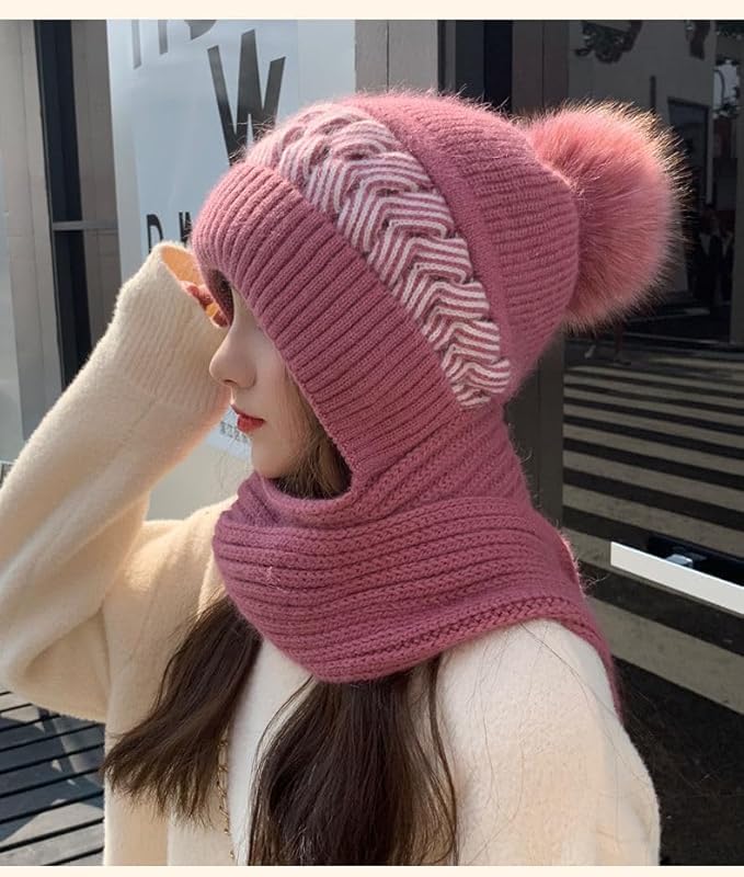 MOROVIK Winter Premium Outdoor Wear Ear Muffs/Warmer for Kids and Adults, Ideal Head/Hair Accessory for winters (PINK) - Image 3