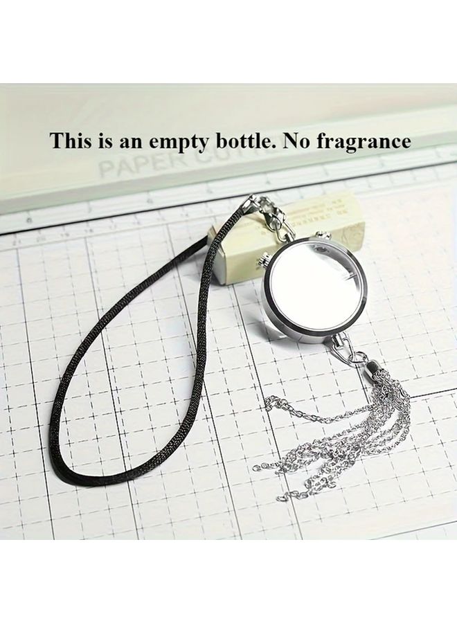 Stainless Steel Car Air Freshener Pendant Empty Aromatherapy Diffuser Bottle - Image 5