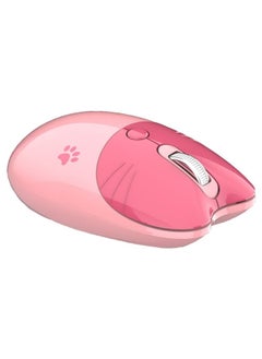 M3 3 Keys Cute Silent Laptop Wireless Mouse, Spec: Bluetooth Wireless Version (Pink)