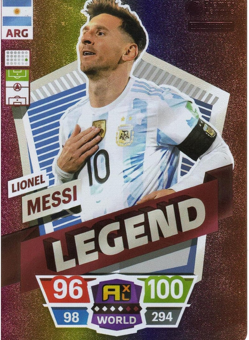 Maanys RainbowFootball Star Cards Deck Box, World Cup 2022 Players Sticker Collection Pack of 55 Stickers (Silver) - Image 3