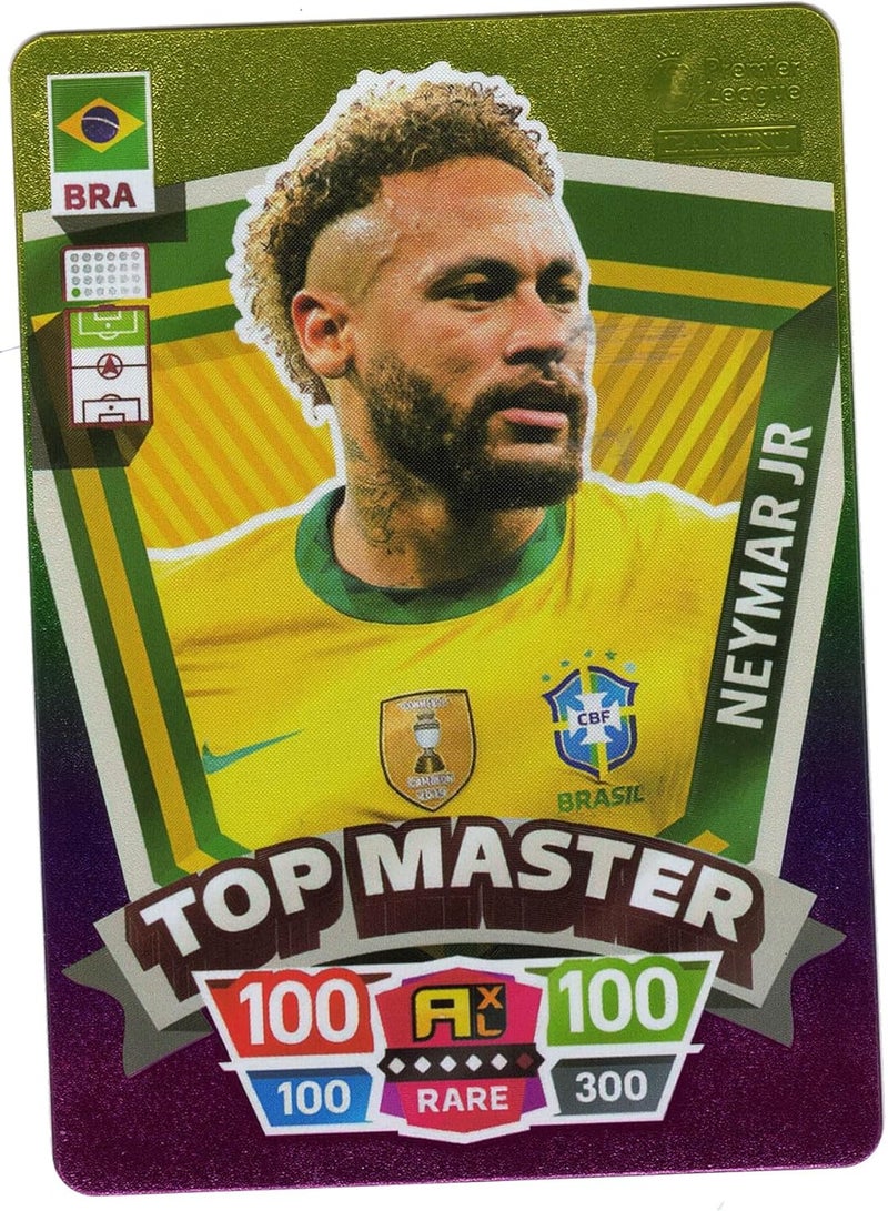 Maanys RainbowFootball Star Cards Deck Box, World Cup 2022 Players Sticker Collection Pack of 55 Stickers (Silver) - Image 4