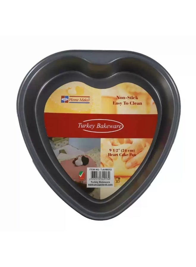 Home Maker AVCI Non-Stick Easy to Clean-Heart Shape Cake Pan-24cm - Image 1