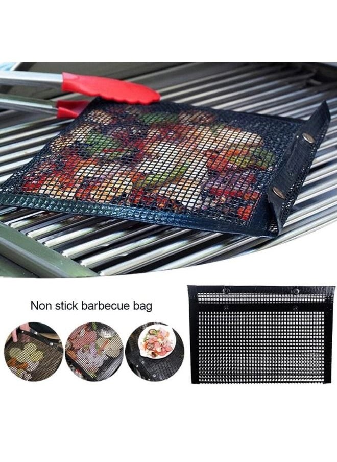 Generic Non Stick Mesh Barbecue Grilling Bag Basket Grill BBQ Tools Net Mat Meat Picnic  - Image 4
