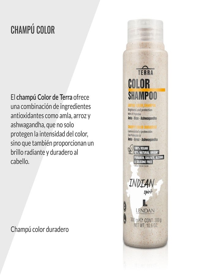 Lendan - Colored Hair Shampoo - Terra Color Shampoo - 300 ml - Prevents Color Oxidation and Prolongs Its Duration - Adds Brightness and Protection - Strengthens Hair - Shiny Hair - Vegan - Image 2