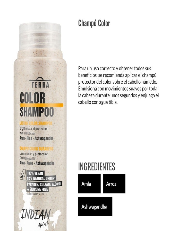 Lendan - Colored Hair Shampoo - Terra Color Shampoo - 300 ml - Prevents Color Oxidation and Prolongs Its Duration - Adds Brightness and Protection - Strengthens Hair - Shiny Hair - Vegan - Image 4
