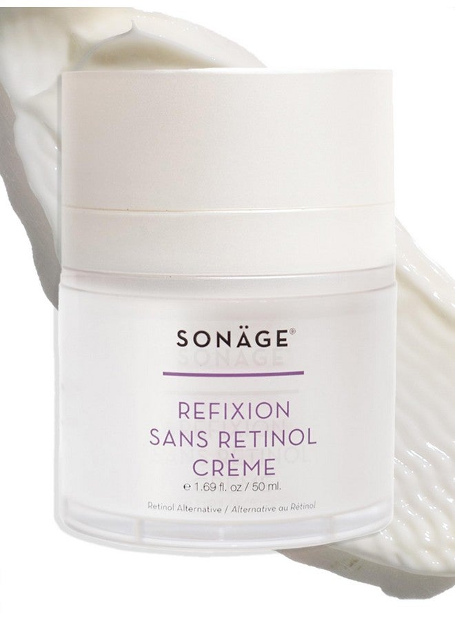 sonage Refixion Sans Retinol Creme Antiaging Moisturizer With Bakuchiol Effective Retinol Alternative Treatment Reduces Appearance Of Fine Lines And Wrinkles Fights Dark Spots And Discoloration - Image 1