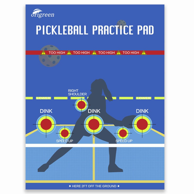 origreen Pickleball Practice Pads - Dink Master Exercise Rebounder Aids (Blue, 1pc) - Image 1