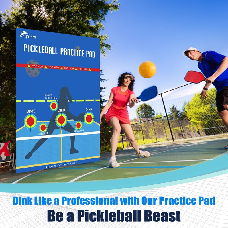 origreen Pickleball Practice Pads - Dink Master Exercise Rebounder Aids (Blue, 1pc) - Image 4