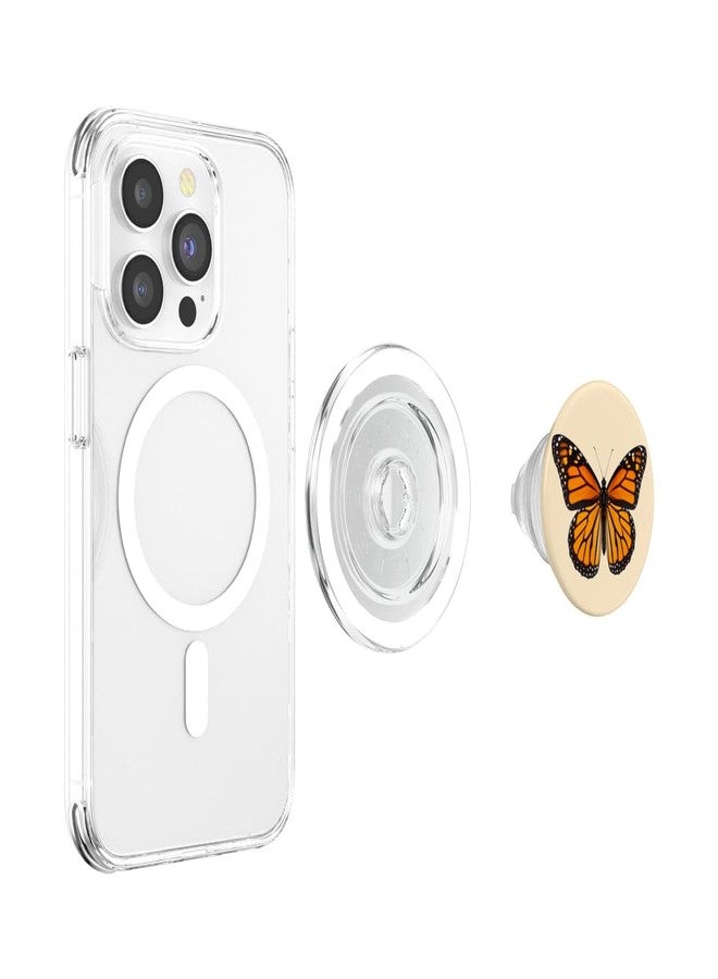 PopSockets Phone Grip - Butterfly PopSocket - Monarch PopSockets PopGrip for MagSafe - Image 3