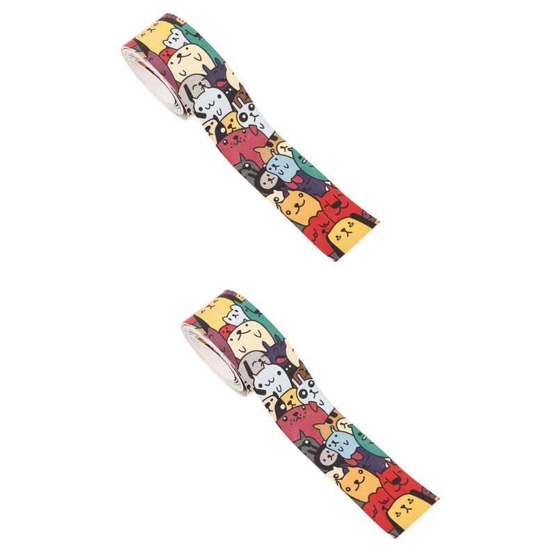 2 Rolls of Badminton Racket Sweatbands Fishing Rod Anti- Fishing Rod Wrapping Tapes - Image 1