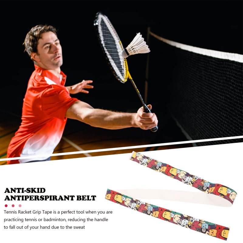 2 Rolls of Badminton Racket Sweatbands Fishing Rod Anti- Fishing Rod Wrapping Tapes - Image 3