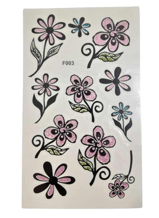 Generic - Colorful body tattoo in the form of rose - Image 1