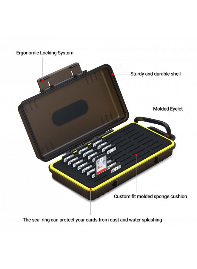 Kiorafoto 40 Slots Durable Memory Card Case Holder Organizer Keeper Water-Resistant Protector for SD SDHC SDXC Cfexpress Type A Camera Memory Card for Sony PSV PS Vita for Nintendo Switch Game Cards Storage  - Image 3