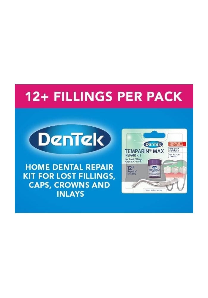 DenTek Temparin Max Home Dental Repair Kit for Lost Fillings, Caps & Crowns - 12+ Repairs - Image 5