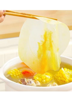 Oil Absorbing Paper for Cooking Soup 120 Sheets Kitchen Paper Fried Food to Absorb the Excess Grease from Foods