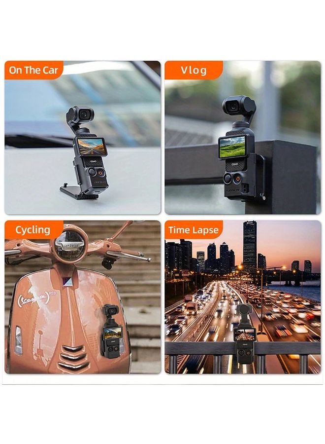DJI Pocket 3 Magnetic Bracket Mount Holder Accessories for Cycling Vlog - Image 3