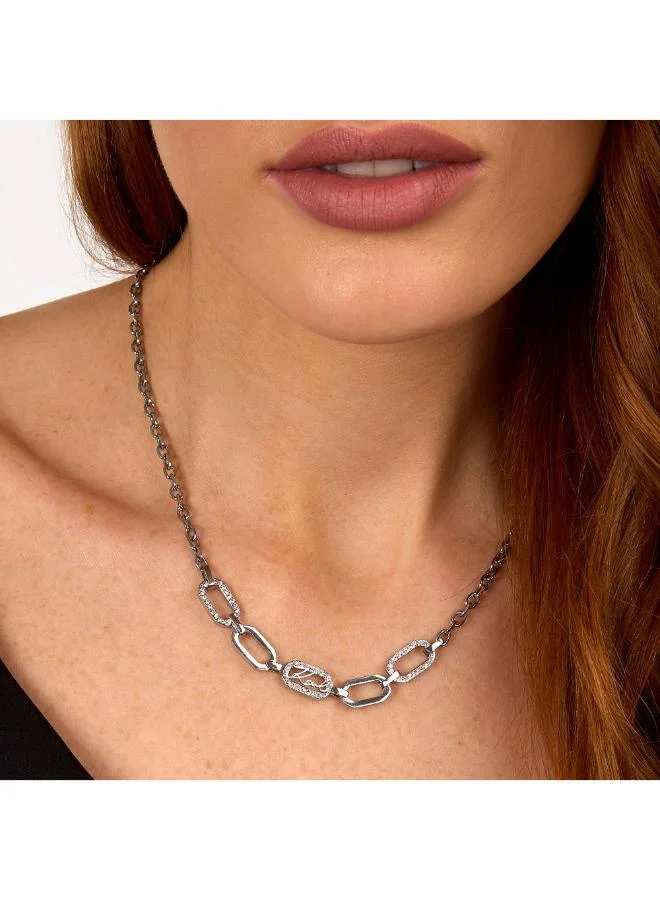 Karl Lagerfeld  Klayc14 Crystals Necklace for Women | Best Price UAE