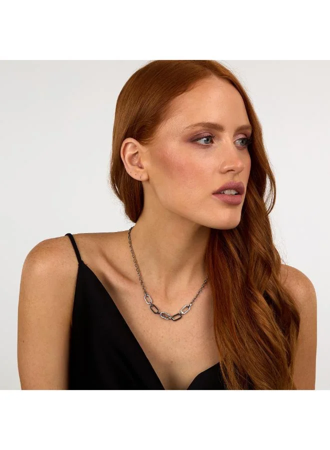 Karl Lagerfeld  Klayc14 Crystals Necklace for Women | Best Price UAE