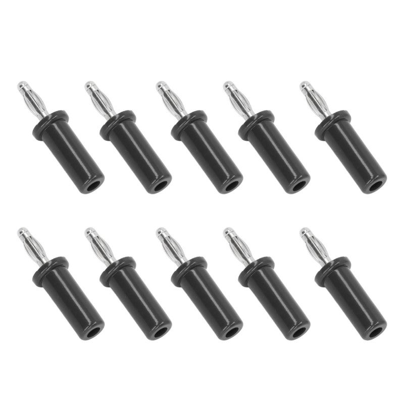 4mm Lantern Banana Plug: Black Brass+Abs Material - Firm Connection Stable Transmission Banana Plug Connector for Electronic Instruments Industrial Equipment Rv Trucks Automobiles - Image 4