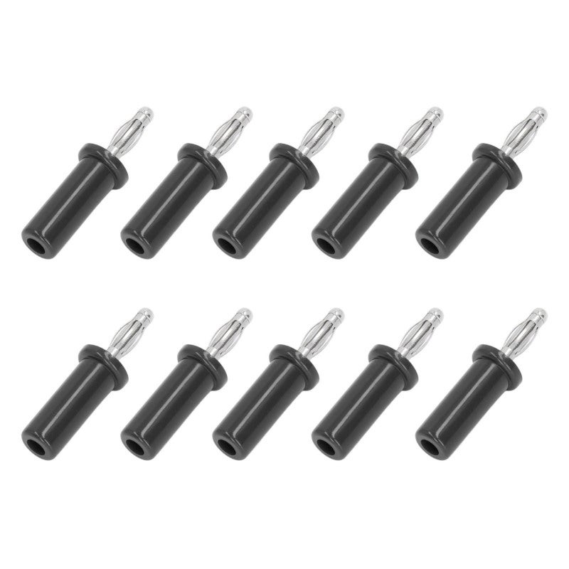4mm Lantern Banana Plug: Black Brass+Abs Material - Firm Connection Stable Transmission Banana Plug Connector for Electronic Instruments Industrial Equipment Rv Trucks Automobiles - Image 3