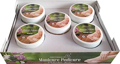 professional feel Manicure Pedicure facial kit For Men Women Glowing Skin Care TreatmentInstant Glow Care For Beauty Radiance Booster Facial Foam All Skin Types manicure padicure 250g - Image 3