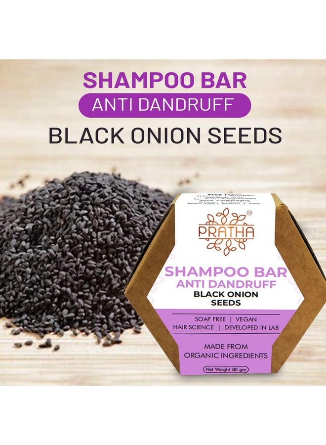 PRATHA naturals Shampoo Bar with Black Onion Seed Best for Anti Dandruff - Image 2