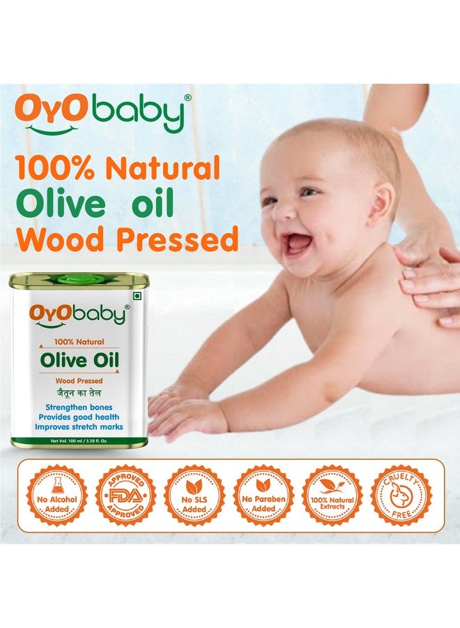 أيو بيبي زيت زيتون بكر ممتاز لتدليك شعر الأطفال وغذاء البشرة 100 مل - Image 2